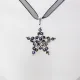 Star - Corvus-Black Organza - 1